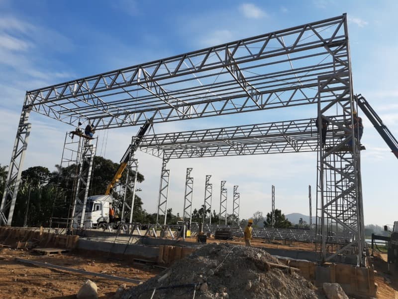 Construção de Galpão Industrial